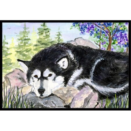 Micasa 18 x 27 in. Alaskan Malamute Indoor Outdoor Mat MI714665